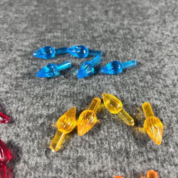 74 MEDIUM TWIST BULBS Replacements Ceramic Christmas Tree Lights VINTAGE - Picture 3 of 5